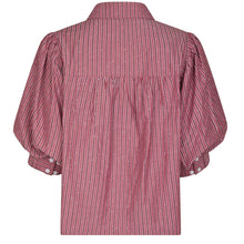 Indlæs billede til gallerivisning NEO NOIR Etta Stripe Stone Shirt Dark Rose
