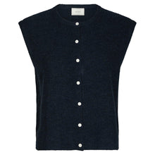 Indlæs billede til gallerivisning NEO NOIR Everest Knit Vest Navy
