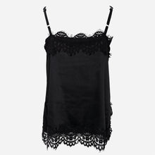 Indlæs billede til gallerivisning BLACK COLOUR Bcevie Lace Strap Top Sort

