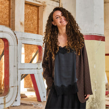 Indlæs billede til gallerivisning BLACK COLOUR Bcevie Lace Strap Top Sort
