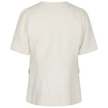Indlæs billede til gallerivisning NEO NOIR Faina Boucle Blouse Off White
