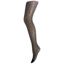 Indlæs billede til gallerivisning SNEAKY FOX Fay Pantyhose Black Silver
