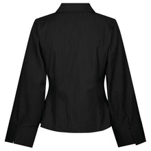 Indlæs billede til gallerivisning NEO NOIR Fenli Tone Stripe Shirt Black
