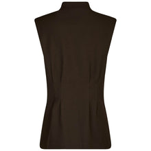 Indlæs billede til gallerivisning NEO NOIR Finna Structure Vest Dark Brown

