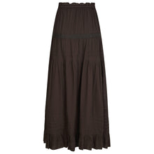 Indlæs billede til gallerivisning NEO NOIR Fippo Voile Skirt Dark Brown
