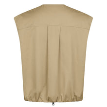 Indlæs billede til gallerivisning NEO NOIR Flo Balloon Twill Vest Taupe

