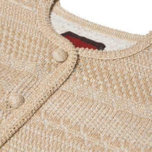 Indlæs billede til gallerivisning HEYANNO Flow Knit Jacket Beige Melange
