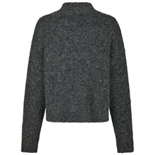 Indlæs billede til gallerivisning NEO NOIR Paulina Fluffy Knit Blouse Antracit
