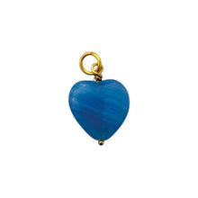 Indlæs billede til gallerivisning PICO COPENHAGEN French Grande Heart Pendant Blue
