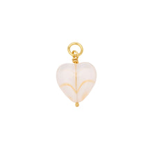 Indlæs billede til gallerivisning PICO COPENHAGEN French Grande Heart Pendant White

