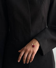 Indlæs billede til gallerivisning PICO COPENHAGEN Amore Heart Pendant Wine
