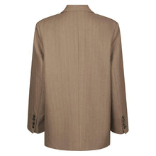 Indlæs billede til gallerivisning NEO NOIR Gaby Pinstripe Blazer Taupe
