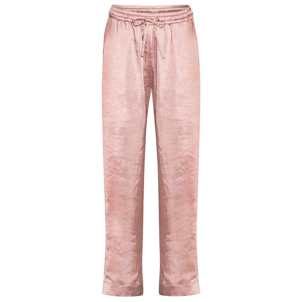 KARMAMIA Garcia Pants Peach Rich Satin