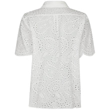 Indlæs billede til gallerivisning NEO NOIR Gessie Embroidery Shirt Hvid
