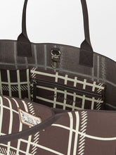 Indlæs billede til gallerivisning BECK SÖNDERGAARD Grid Josie Bag Hot Fudge Brown
