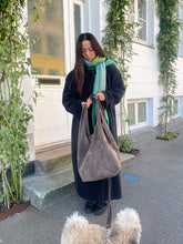 Indlæs billede til gallerivisning BECK SÖNDERGAARD Suede Dalliea Bag Adobe
