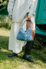 Indlæs billede til gallerivisning BECK SÖNDERGAARD Flowa Denima Fraya Small Bag Denim
