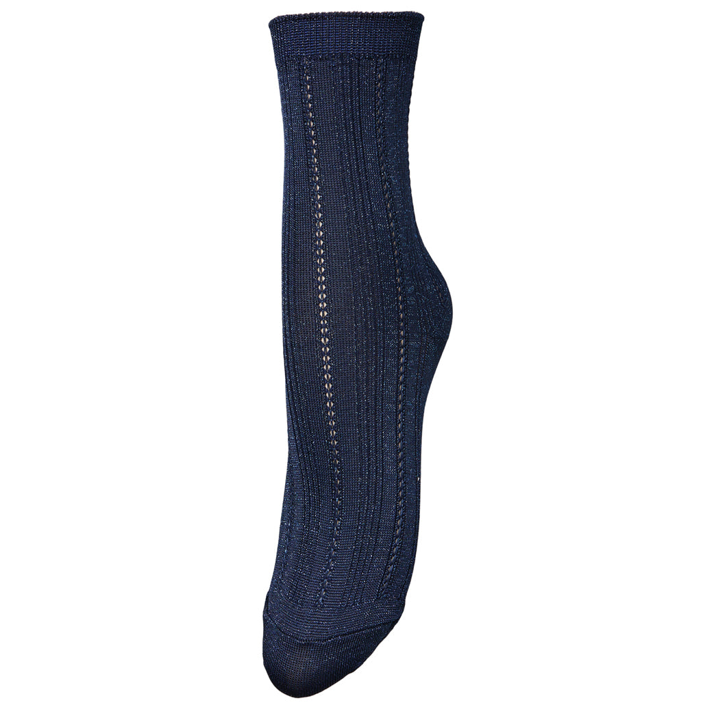 BECK SÖNDERGAARD Glitter Drake Sock Dress Blue