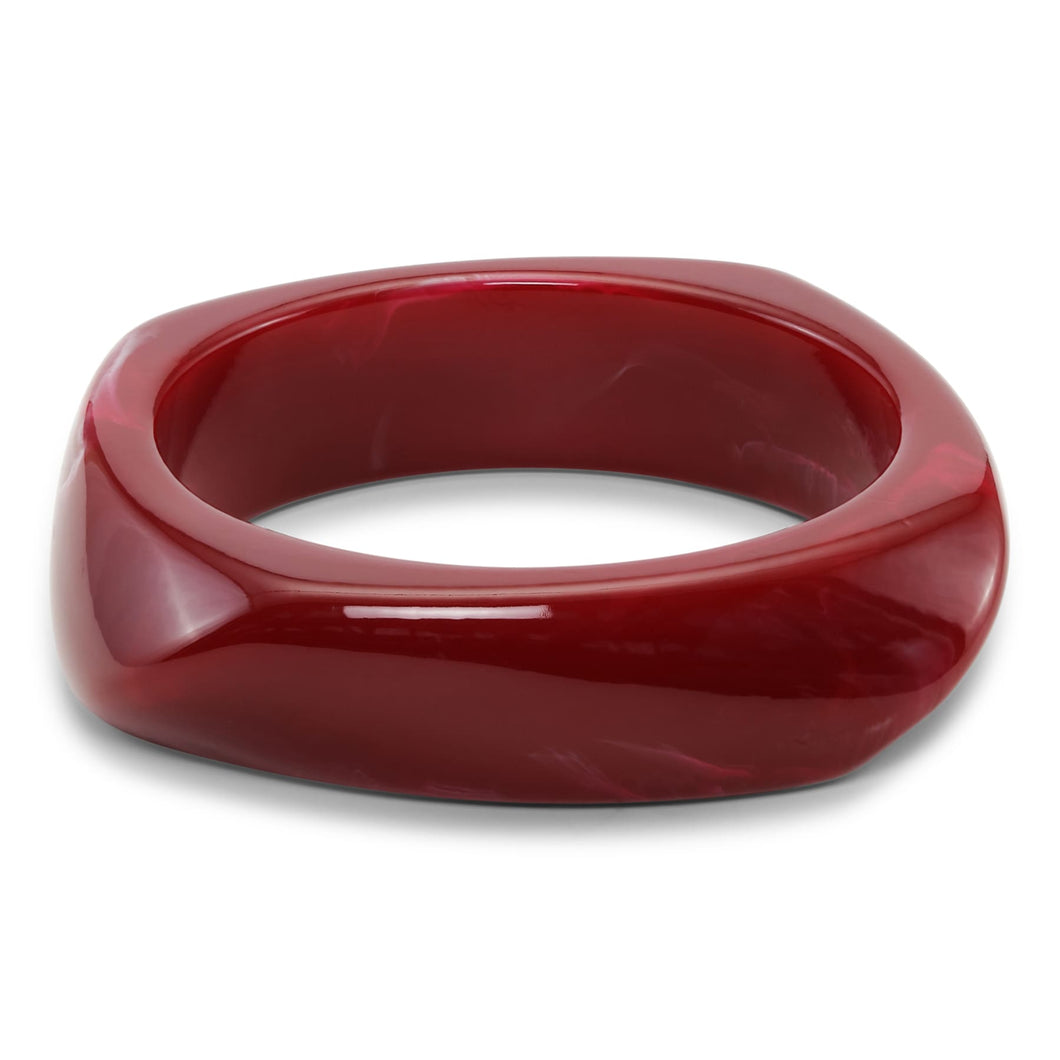 SUI AVA Chunky Bangle Burgundy