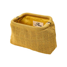 Indlæs billede til gallerivisning PICO COPENHAGEN Small Rosalia Clutch Old Gold Glitter Lace
