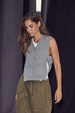 Indlæs billede til gallerivisning HAUTE L'AMITIE Duke Cut Vest Grey
