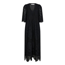 Indlæs billede til gallerivisning HAUTE L&#39;AMITIÉ Curvey Lace Hem Dress Black
