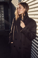 Indlæs billede til gallerivisning HAUTE L'AMITIE Lida Tailor Wool Coat Mocca
