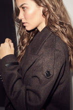 Indlæs billede til gallerivisning HAUTE L&#39;AMITIE Lida Tailor Wool Coat Autumn Mocca
