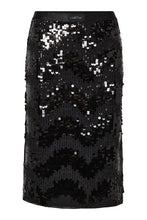 Indlæs billede til gallerivisning HAUTE L'AMITIE Mirror Sequin Pencil Sort
