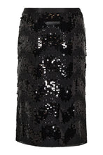 Indlæs billede til gallerivisning HAUTE L'AMITIE Mirror Sequin Pencil Sort
