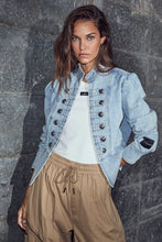 Indlæs billede til gallerivisning HAUTE L'AMITIE Bleaced Denim Uniform Jacket
