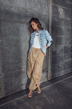 Indlæs billede til gallerivisning HAUTE L'AMITIE Bleaced Denim Uniform Jacket
