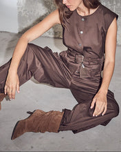 Indlæs billede til gallerivisning HAUTE L'AMITIE Rabi Cargo Pocket Pant Mocca
