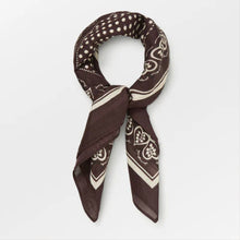 Indlæs billede til gallerivisning BECK SÖNDERGAARD Hearty Cotta Scarf Hot Fudge Brown
