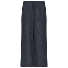 Indlæs billede til gallerivisning NEO NOIR Heifa Flower Stripe Pants Dark Blue
