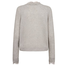 Indlæs billede til gallerivisning MOS MOSH Helmi Lace Knit Cardigan Morning Dove
