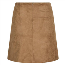 Indlæs billede til gallerivisning NEO NOIR Hemie Faux Suede Skirt Cognac
