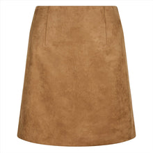 Indlæs billede til gallerivisning NEO NOIR Hemie Faux Suede Skirt Cognac
