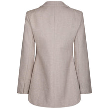 Indlæs billede til gallerivisning NEO NOIR Bowie Herringbone S Blazer Sand
