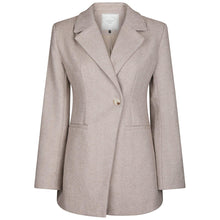 Indlæs billede til gallerivisning NEO NOIR Bowie Herringbone S Blazer Sand
