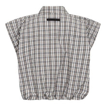 Indlæs billede til gallerivisning HAUTE L'AMITIE Dinne NS Mini Check Shirt Off White/Beige
