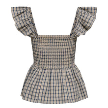 Indlæs billede til gallerivisning JDY Holly S/L Smock Top Sand/Blue

