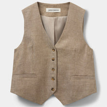 Indlæs billede til gallerivisning SOFIE SCHNOOR s252436 Idas Vest Light Brown
