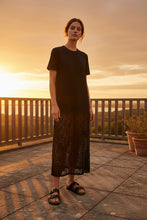 Indlæs billede til gallerivisning HAUTE L'AMITIE Summer Lace SS Dress Sort
