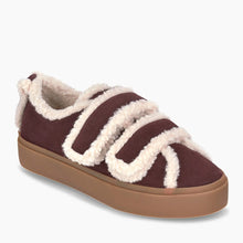 Indlæs billede til gallerivisning INUIKAA Shearling Low Velcro Dark Brown

