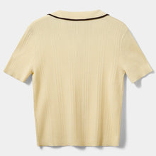 Indlæs billede til gallerivisning SOFIE SCHNOOR Jamiesw Knit Polo Off White

