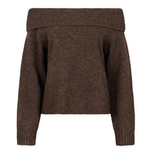 Indlæs billede til gallerivisning NEO NOIR Jane Knit Blouse Brown
