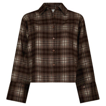 Indlæs billede til gallerivisning NEO NOIR Jaylin Flannel Check Shirt Warm Grey
