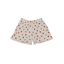 Indlæs billede til gallerivisning MAANESTEN Jea Pointelle Shorts Strawberry Garden White
