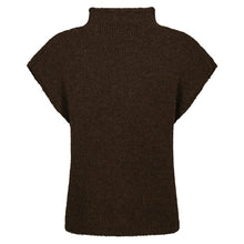 Indlæs billede til gallerivisning NEO NOIR Jona Knit Top Brown
